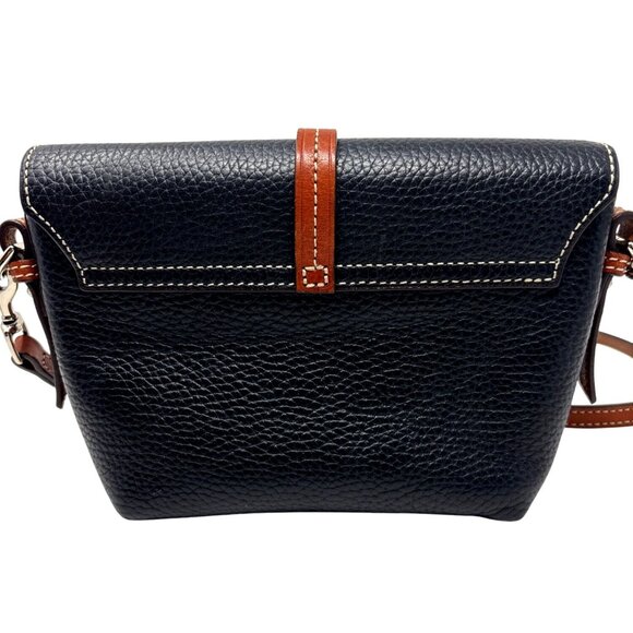 Dooney and Bourke Mini Cambridge Black Pebbled Leather Crossbody Purse Handbag - Picture 5 of 12